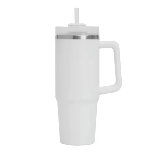DRINK DELUXE - vákuumos ivópohár, Tumbler (fehér)