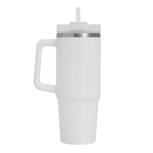DRINK DELUXE - vákuumos ivópohár, Tumbler (fehér)
