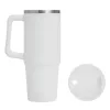 DRINK DELUXE - vákuumos ivópohár, Tumbler (fehér)