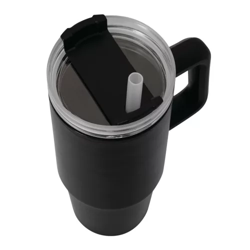 DRINK ULTY - ivópohár, Tumbler, duplafalú (fekete)