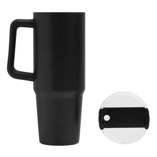 DRINK ULTY - ivópohár, Tumbler, duplafalú (fekete)