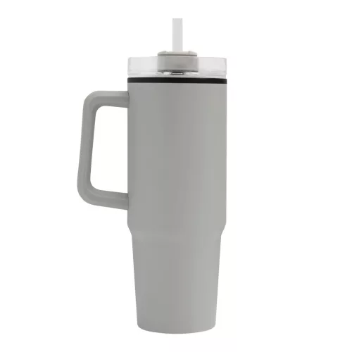 DRINK ULTY - ivópohár, Tumbler, duplafalú (világosszürke)