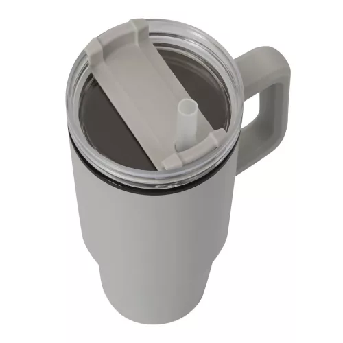DRINK ULTY - ivópohár, Tumbler, duplafalú (világosszürke)