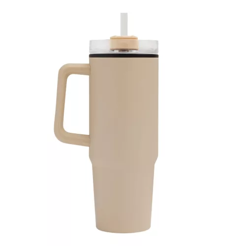DRINK ULTY - ivópohár, Tumbler, duplafalú (bézs)