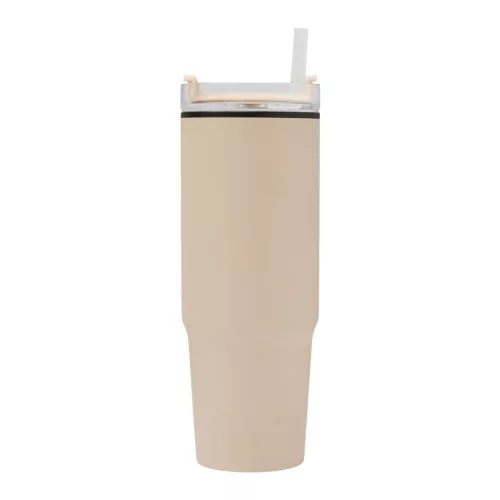 DRINK ULTY - ivópohár, Tumbler, duplafalú (bézs)