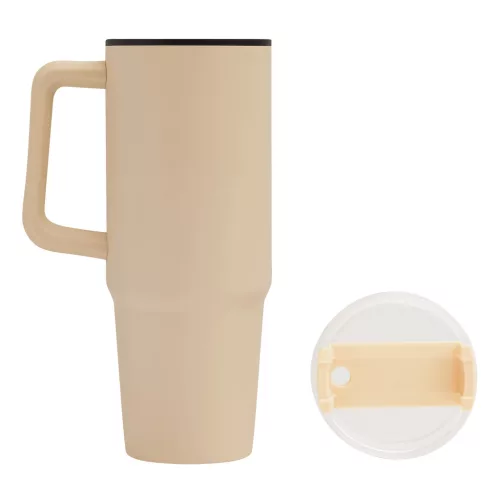 DRINK ULTY - ivópohár, Tumbler, duplafalú (bézs)