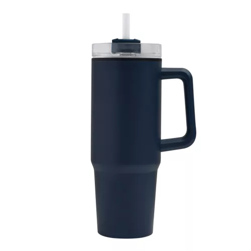 DRINK ULTY - ivópohár, Tumbler, duplafalú (tengerészkék)