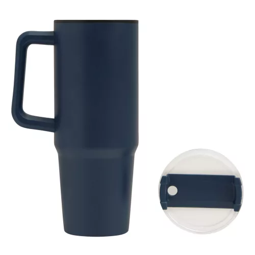 DRINK ULTY - ivópohár, Tumbler, duplafalú (tengerészkék)