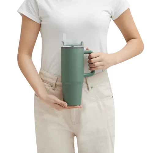 DRINK ULTY - ivópohár, Tumbler, duplafalú (zöld)