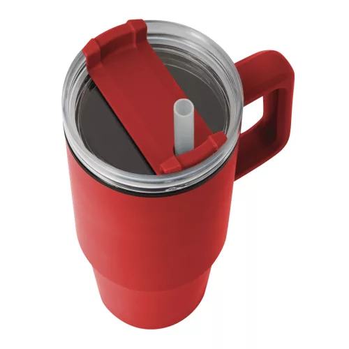 DRINK ULTY - ivópohár, Tumbler, duplafalú (vörös)