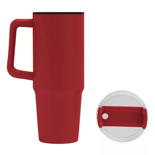 DRINK ULTY - ivópohár, Tumbler, duplafalú (vörös)