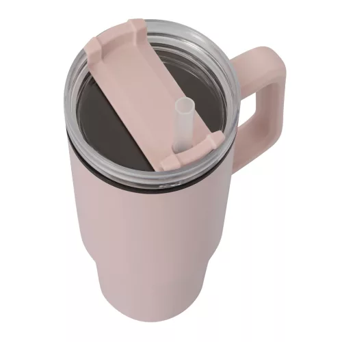 DRINK ULTY - ivópohár, Tumbler, duplafalú (rózsaszín)
