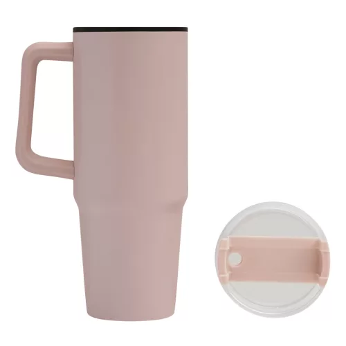 DRINK ULTY - ivópohár, Tumbler, duplafalú (rózsaszín)
