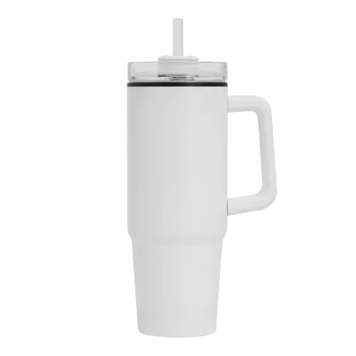 DRINK ULTY - ivópohár, Tumbler, duplafalú (fehér)