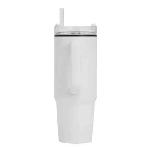 DRINK ULTY - ivópohár, Tumbler, duplafalú (fehér)