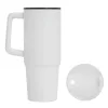 DRINK ULTY - ivópohár, Tumbler, duplafalú (fehér)