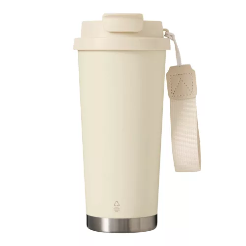 MUG2GO - vákuumszigetelt pohár, bögre (bézs)
