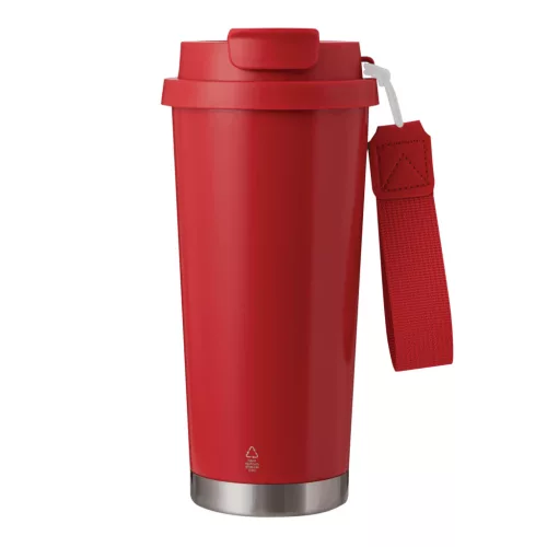 MUG2GO - vákuumszigetelt pohár, bögre (vörös)