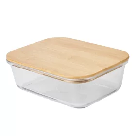   ROSILI L - ételtároló doboz, bambusz fedéllel: kapacitása kb. 1060 ml