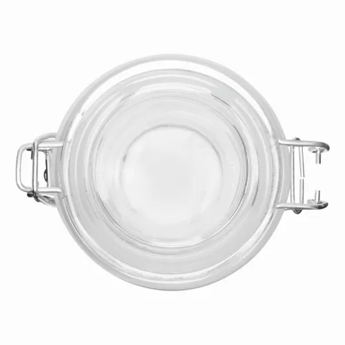 CLICKY S - üveg tárolóedény csatos fedéllel, kapacitása kb. 280 ml