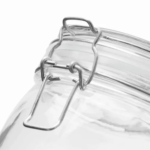 CLICKY M - üveg tárolóedény hintafedéllel, kapacitása kb. 500 ml