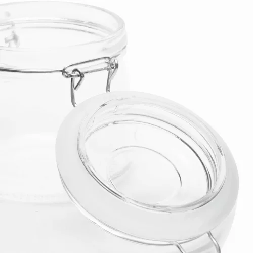 CLICKY M - üveg tárolóedény hintafedéllel, kapacitása kb. 500 ml