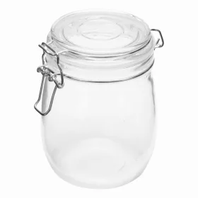   CLICKY L - üveg tárolóedény hintafedéllel, kapacitása kb. 750 ml