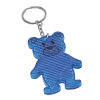 TEDDY - mackós kulcstartó (kék)