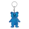 TEDDY - mackós kulcstartó (kék)