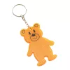 TEDDY - mackós kulcstartó (narancs)