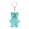 TEDDY - mackós kulcstartó (türkiz)