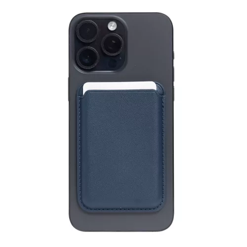 NIKKEI Phone Wallet - NIKKEI Phone Wallet, Mágneses kártyatartó okostelefonhoz (kék)