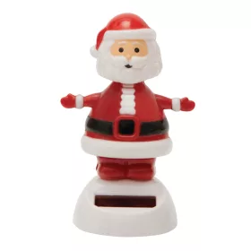 SANTA - napelemes télapó figura (vörös / télapó)