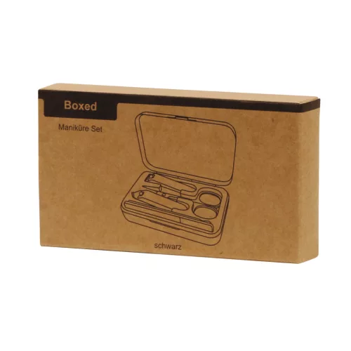 BOXED - manikűrkészlet (fekete)