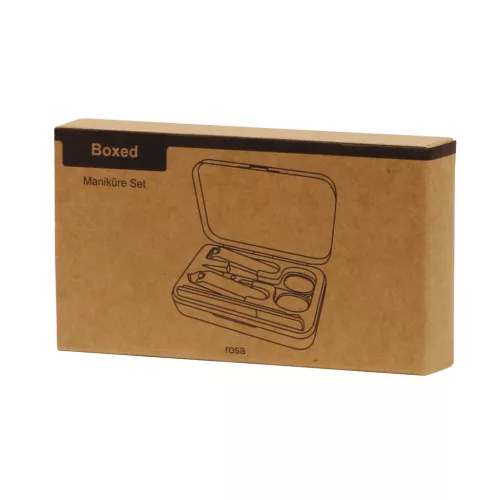 BOXED - manikűrkészlet (rózsaszín)