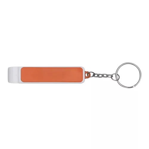 DOUBLE OPEN - kulcstartó (fehér, narancssárga)