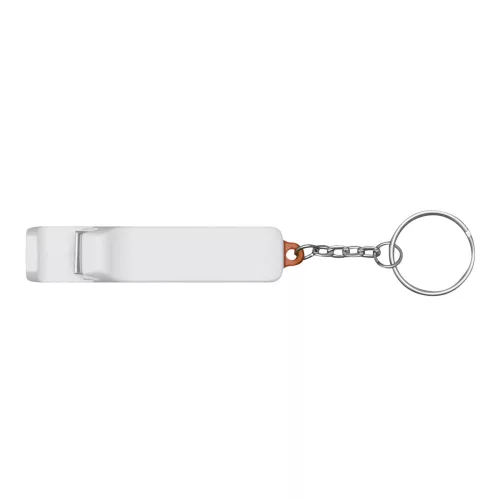 DOUBLE OPEN - kulcstartó (fehér, narancssárga)
