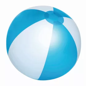 ATLANTIC SHINY - felfújható strandlabda (fehér, türkiz)