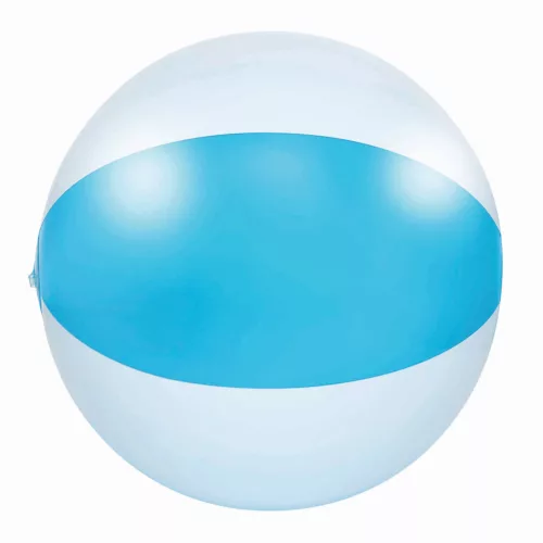 ATLANTIC SHINY - felfújható strandlabda (fehér, türkiz)