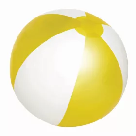 ATLANTIC SHINY - felfújható strandlabda (fehér, sárga)