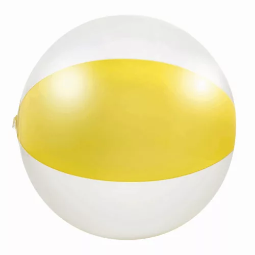 ATLANTIC SHINY - felfújható strandlabda (fehér, sárga)