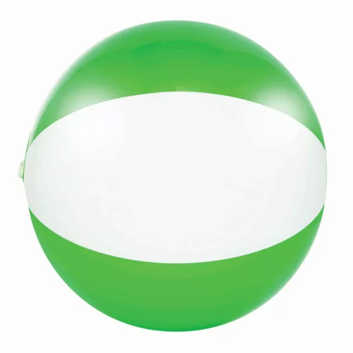 ATLANTIC SHINY - felfújható strandlabda (fehér, zöld)