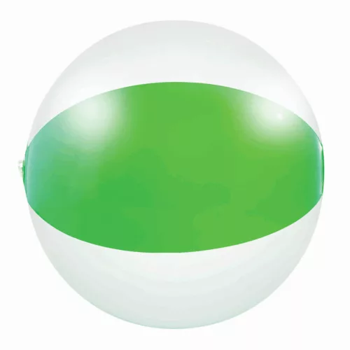 ATLANTIC SHINY - felfújható strandlabda (fehér, zöld)