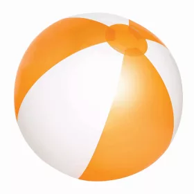   ATLANTIC SHINY - felfújható strandlabda (fehér, narancssárga)