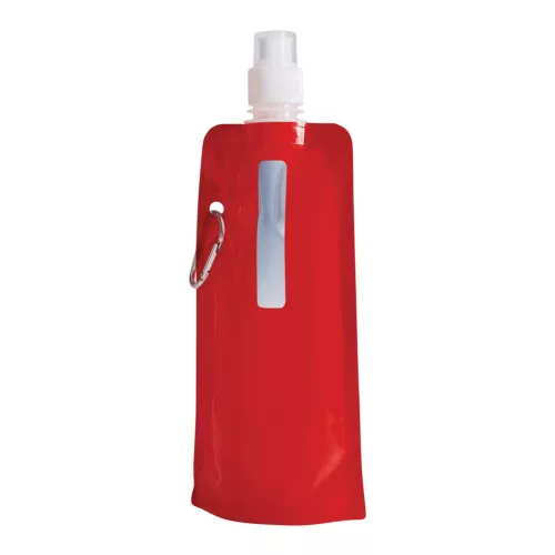 AQUAFOLD - összehajtható vizes palack (vörös)