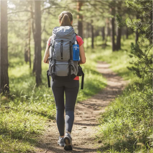 AQUAFOLD - összehajtható vizes palack (kék)