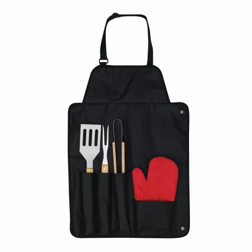 GREAT BBQ - BBQ-kötény BBQ-készlettel