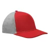 UP TO DATE - 5 paneles baseball sapka (szürke, vörös)