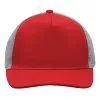 UP TO DATE - 5 paneles baseball sapka (szürke, vörös)