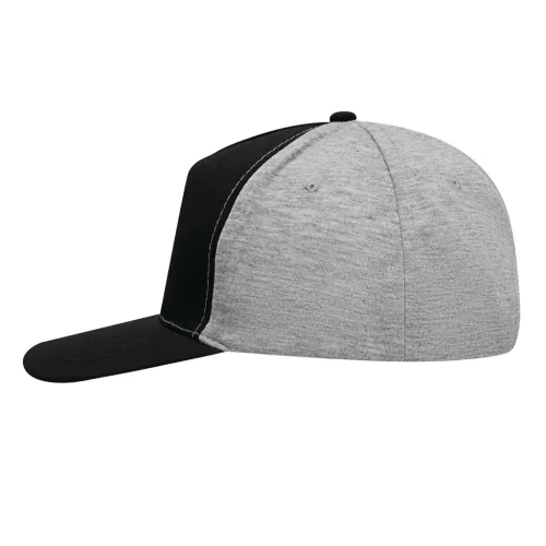 UP TO DATE - 5 paneles baseball sapka (fekete, szürke)